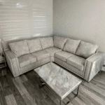 Alska Five Seater corner sofa In Truffle colour - Image 8