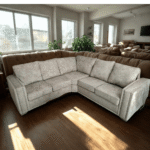 Alska Five Seater corner sofa In Truffle colour - Image 5