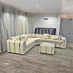 Luxury corner sofa with footstool - Image 2