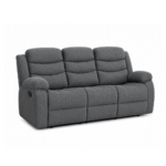 Sorrento Fabric Recliner 3+2 Seater Sofa Set – Grey Fabric Reclining Suite UK - Image 4