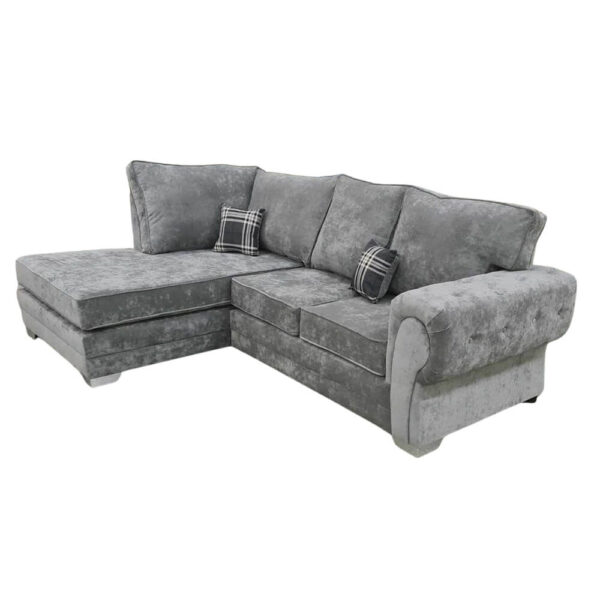 Verona corner sofa with lounge chaise left-hand side or right hand