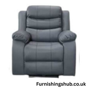 Roma Recliner Chair – Grey, Black or Brown | Classic Comfort & Style - Grey