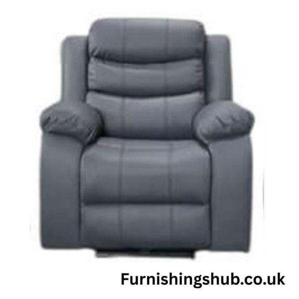 Roma Recliner Chair – Grey, Black or Brown | Classic Comfort & Style - Image 3