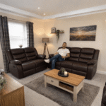 Roma Recliner Brown 3+2 Seater Sofa Set | Luxury Leather Reclining Sofa UK - Image 7