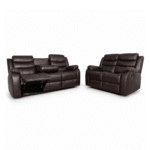 Roma Recliner Brown 3+2 Seater Sofa Set | Luxury Leather Reclining Sofa UK - Image 6
